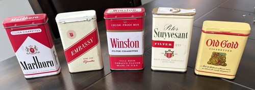 Vintage cigarette tins - 5,