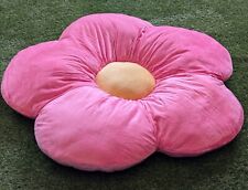 Pink Soft Flower Pillow Floor