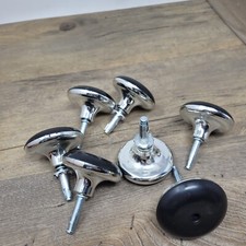 Chrome Bed Feet Leg Glides For Divan Bed