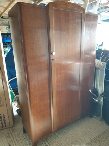 Vintage double wooden veneer - double,
