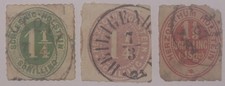 GERMAN STATES SCHLESWIG HOLSTEIN Lot Of 3 Stamps