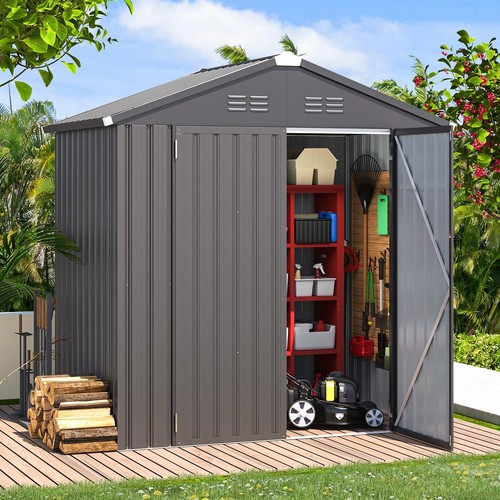6x4ft galvanised steel storage - 6x4ft,