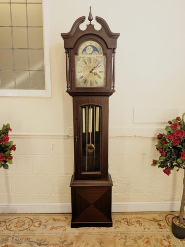 George mahogany longcase - george, vi