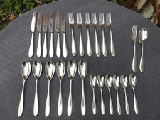 26 Pieces Studio William Mulberry Mirror Stainless Steel Cutlery - Setting For 6