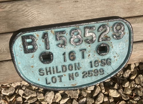 Cast iron railway wagon - iron,