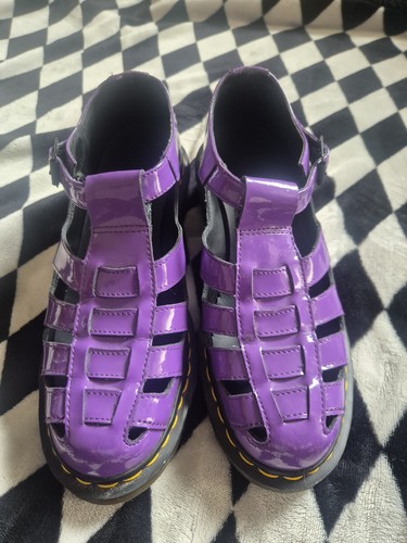 Doc martens pruple shoes - doc,