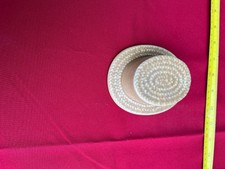 SylvaC Straw Boater Hat Wall Vase No733 Wyka Range