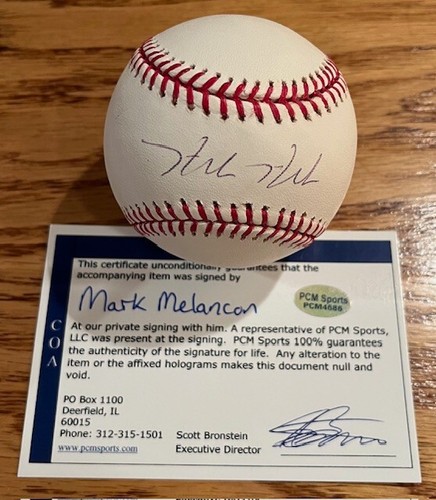 Mark melancon autographed - mark,