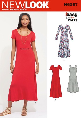 New look 6597 misses dress - 6597, misses'