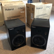 Pair Of Roland Bi-amp Monitor
