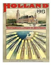 Vintage Holland 1913 Wall Art