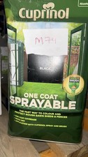 CUPRINOL SPRAY FENCE TREATMENT BLACK 5L - DAMAGED TIN