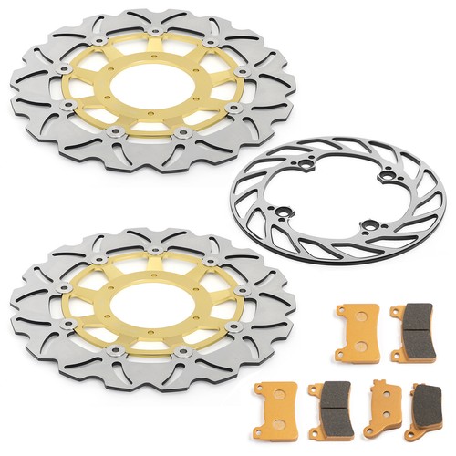 Front rear brake discs - rear, pads