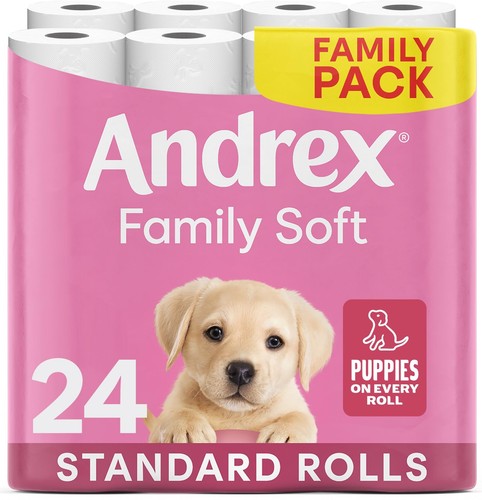 Andrex family soft toilet roll - family,