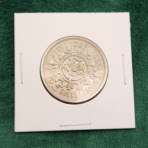 1953 qeii florin - florin, two