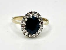 Vintage 9ct Gold Sapphire and
