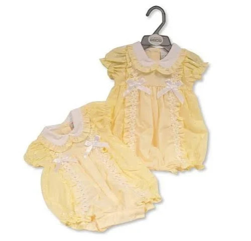 Baby girls lemon frilly double - baby,