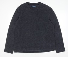 Atlantic Bay Men's Blue V-Neck