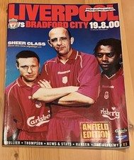 Liverpool FC Official Match Day Programmes. Full Season Home Games. 2000-2001