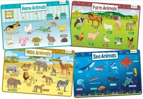 Educational place mats pack - mats,