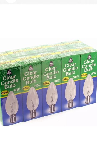 Bell 60w clear candle - 10,