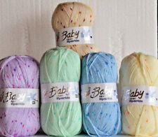 Baby print Sparkle Wool DK - Woolcraft Double Knitting  Crochet Yarn / Wool 100g