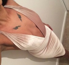 she by sophie grey/blue dress size 6/8