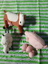 Vintage ELC Early Learning Centre Set Of Soft Toys Farm Washable Pristine