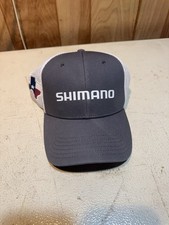 Shimano Grey White Fishing Hat