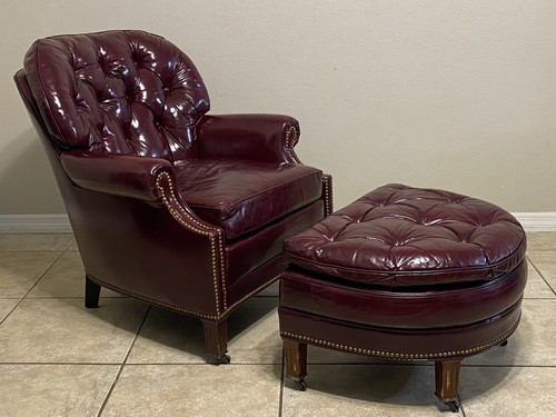 Hancock moore leather chair - hancock,