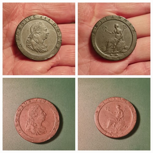 1797 george iii cartwheel - 1797, 1d
