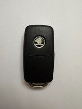 GENUINE SKODA 3 BUTTON REMOTE FLIP KEY FOB FOR FABIA OCTAVIA SUPERB ETC #03