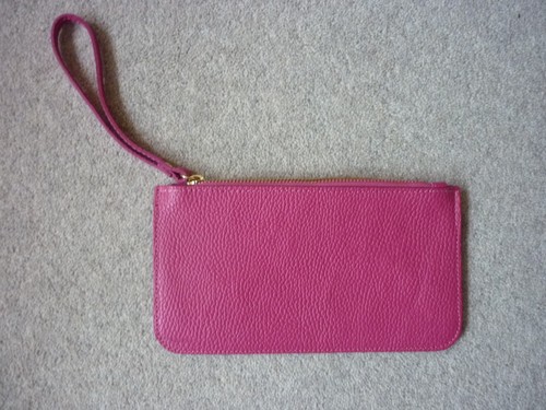 Borse pelle pink leather - pink,