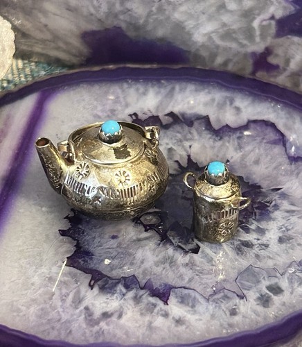 Vtg sterling silver native - silver,
