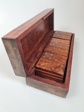 Vintage Wood And Brass Box -