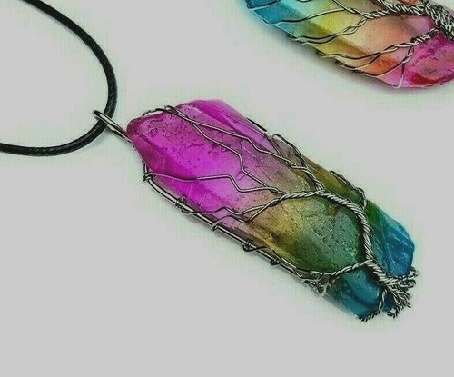 Chakra necklace tree life - chakra,