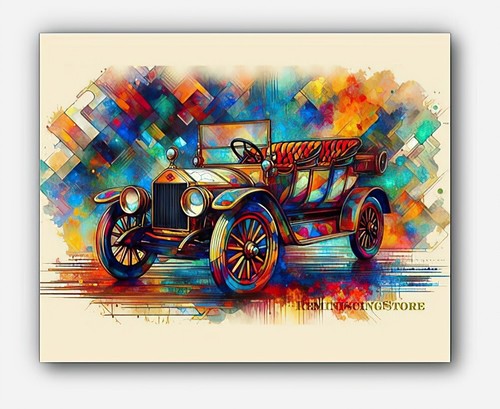 Vintage car 1912 - , touring