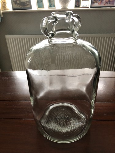 Large litre glass demijohn - 5,