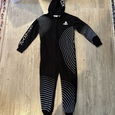PlayStation /H&M  Black Controller Symbols All In One Jumpsuit Unisex Us 12/14