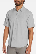 Orvis Shirt Mens MEDIUM Gray