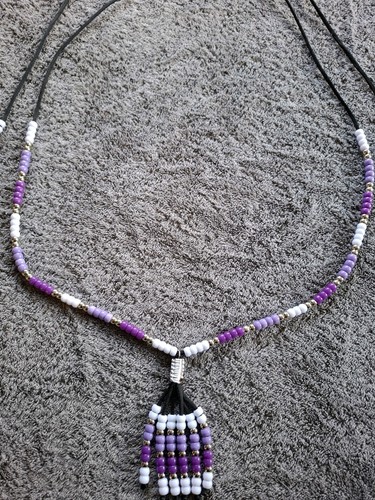 Rhythm beads white purple - , &
