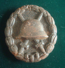 ORIGINAL WW1 MILITARY IMPERIAL GERMAN WOUNDED BADGE