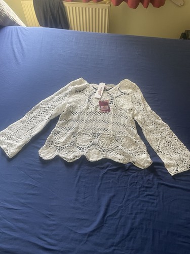 Joe browns white - white, crochet