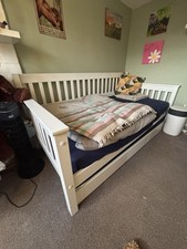 Habitat White Trundle Sofa Bed