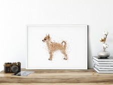 Chihuahua Dog, Watercolor