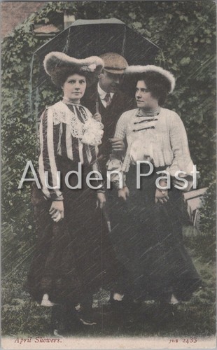 Edwardian couple man under - &,