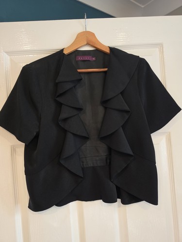 Debut black ruffle - debut,