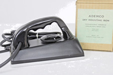 Ademco Electric Dry Photography Mounting Iron Vintage Boxed 1938 FREEPOST
