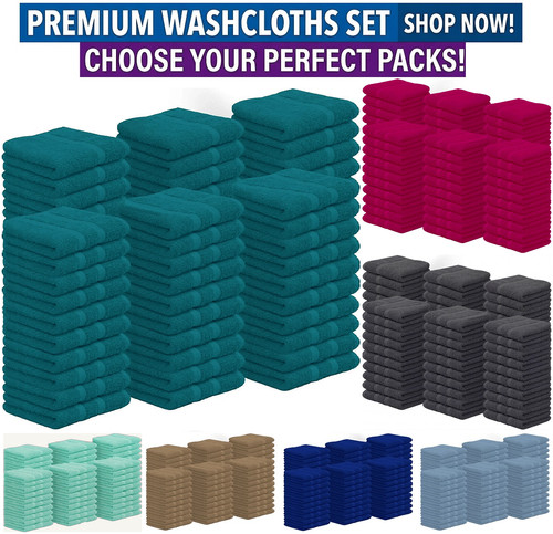 100x cotton face cloth - 100x,