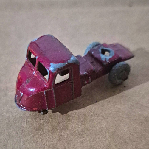Vintage diecast metal truck - vintage,